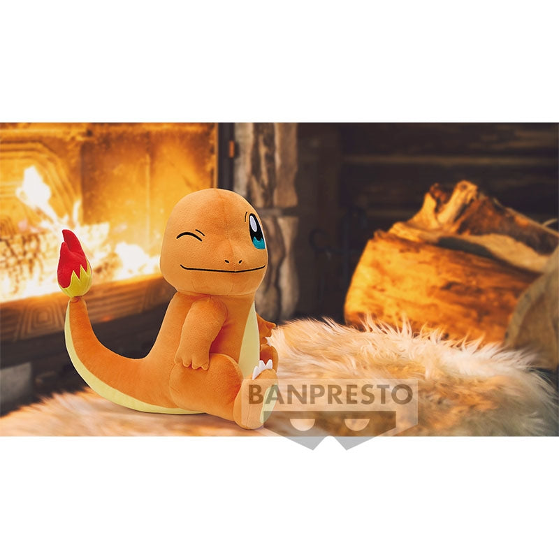 Pokemon Charmander Take a Look At My Tail Huge Plush Toy BANPRESTO