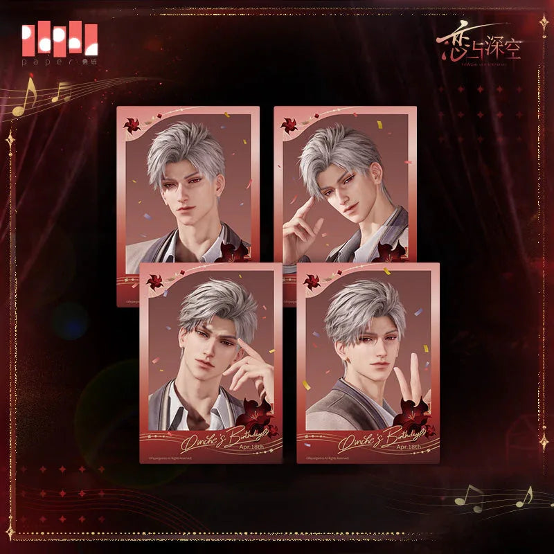 Love and Deepspace Sylus 2025 Happy Birthday Where Hearts Live Series Polaroid Sets