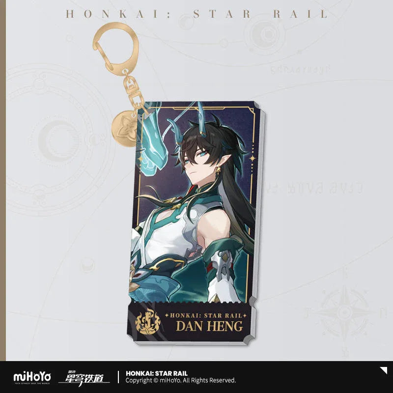 Honkai: Star Rail The Destruction Character Warp Artwork Acrylic Keychain