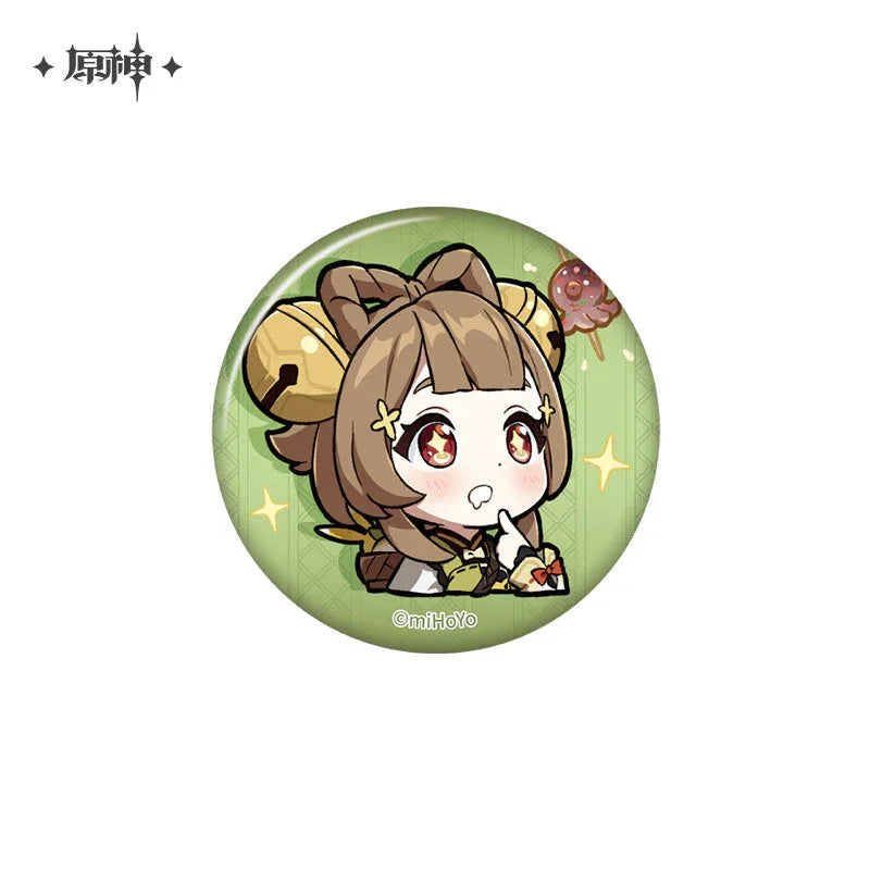 Genshin Impact Chibi Emojis Series Badge Vol.2