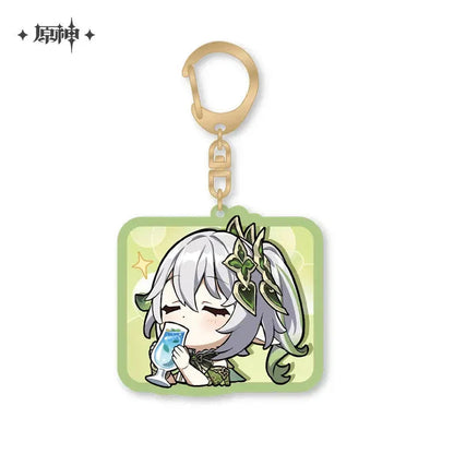 Genshin Impact Chibi Emojis Series Acrylic Keychain Sumeru
