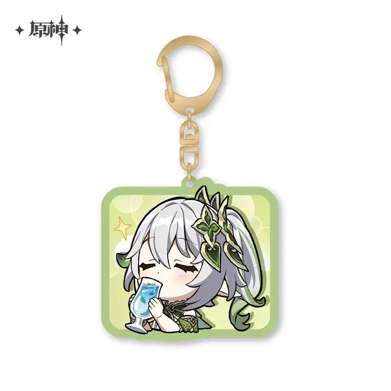 Genshin Impact Chibi Emojis Series Acrylic Keychain Sumeru