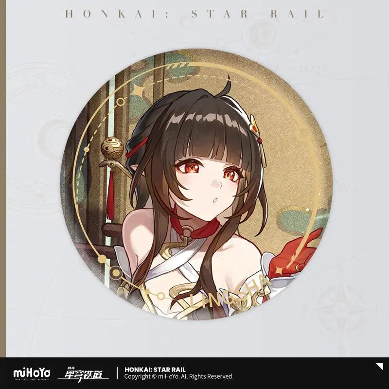 Honkai: Star Rail The Abundance Character Warp Artwork Tinplate Badge