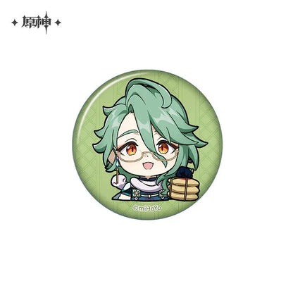 Genshin Impact Chibi Emojis Series Badge Vol.2