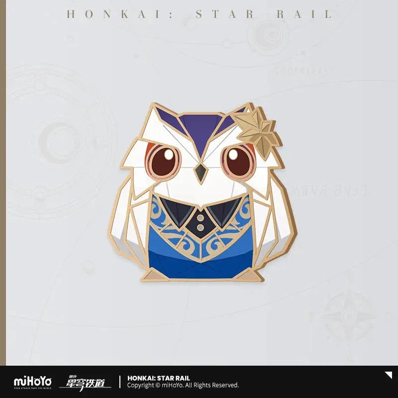 Honkai: Star Rail Owlbert's Reception Room Series Metal Badge