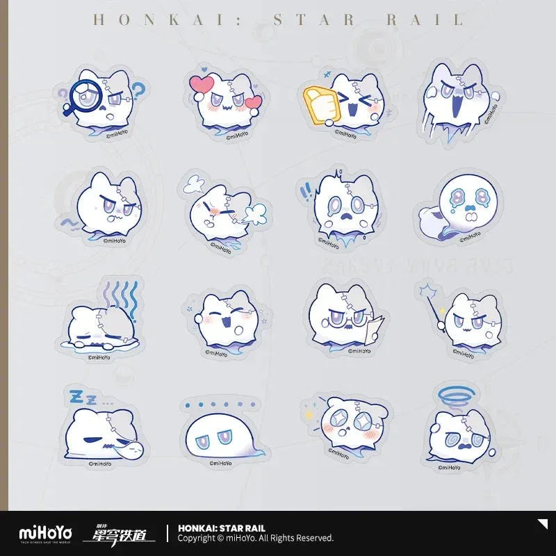 Honkai: Star Rail Pom-Pom Exhibition Series Chibi Sticker Box