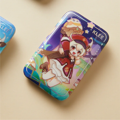 Genshin Impact x Wanda Film "Magic Screen Journey: A Date with Light and Shadow" Square Pin Badge