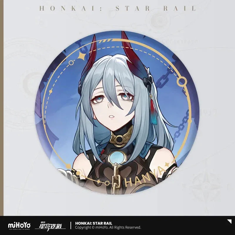 Honkai: Star Rail The Harmony Character Warp Artwork Tinplate Badge
