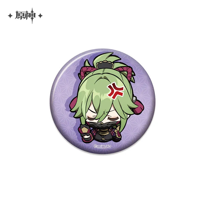 Genshin Impact Chibi Emojis Series Badge Vol.2