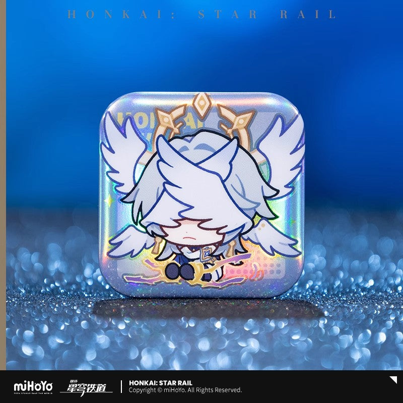 Honkai: Star Rail Pom-Pom Exhibition Series Square Tinplate Badge
