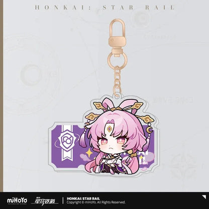 Honkai: Star Rail Pom-Pom Exhibition Series Acrylic Keychain