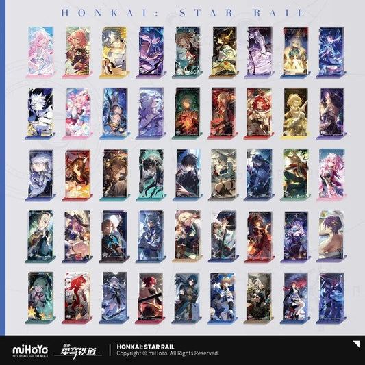 Honkai: Star Rail Light Cone Series Glitter Quicksand Acrylic Block Ornaments