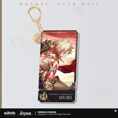 Honkai: Star Rail The Destruction Character Warp Artwork Acrylic Keychain