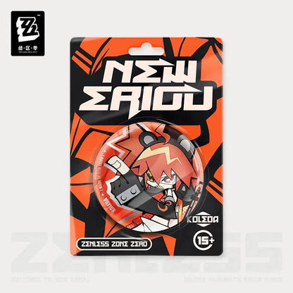 Zenless Zone Zero New Eridu Series Belobog Heavy Industries Chibi Tinplate Badge
