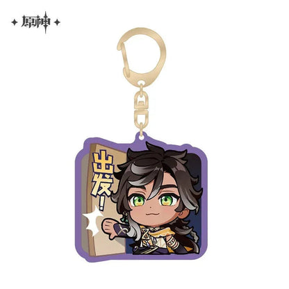 Genshin Impact Chibi Emojis Series Acrylic Keychain Sumeru