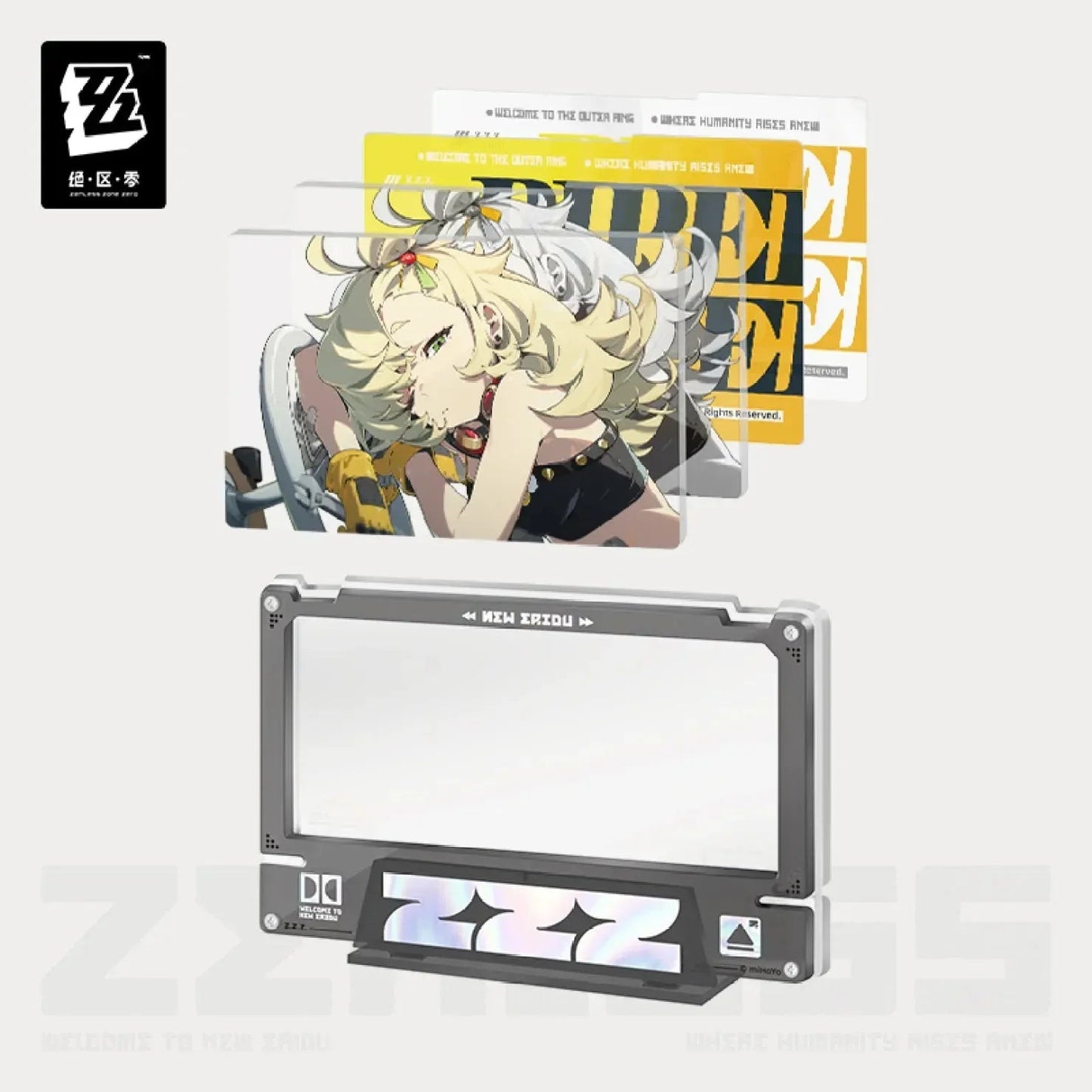 Zenless Zone Zero Mindscape Cinema Series Sons of Calydon Framed Acrylic Insert Set