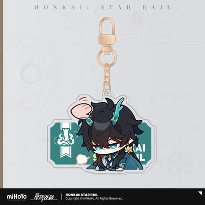 Honkai: Star Rail Pom-Pom Exhibition Series Acrylic Keychain
