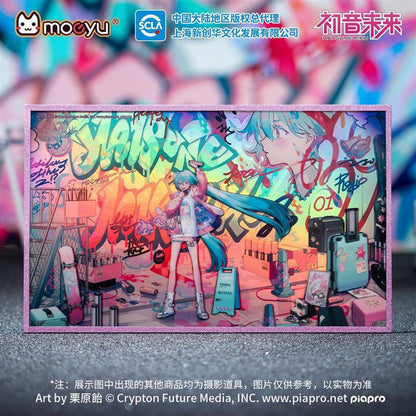 Hatsune Miku 831 Radio Invasion Series Acrylic Shikishi Cardboard