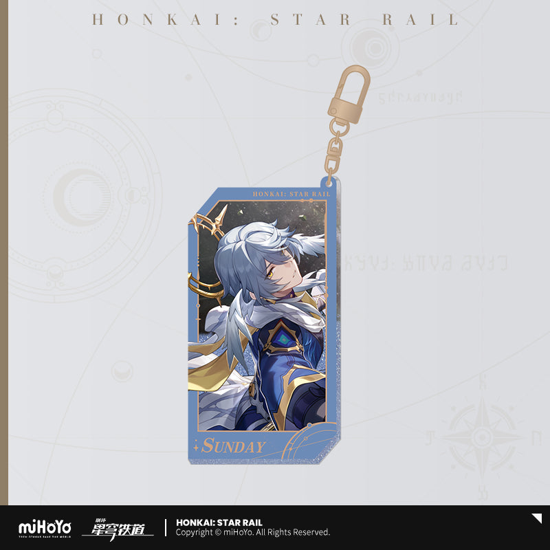 Invitation From The Stellar Series Quicksand Acrylic Keychain
