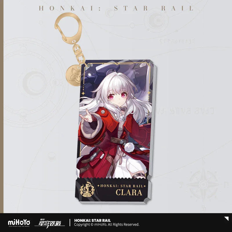 Honkai: Star Rail The Destruction Character Warp Artwork Acrylic Keychain