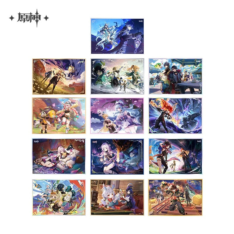 Genshin Impact Theme Series Acrylic Shikishi Cardboard