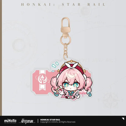 Honkai: Star Rail Pom-Pom Exhibition Series Acrylic Keychain