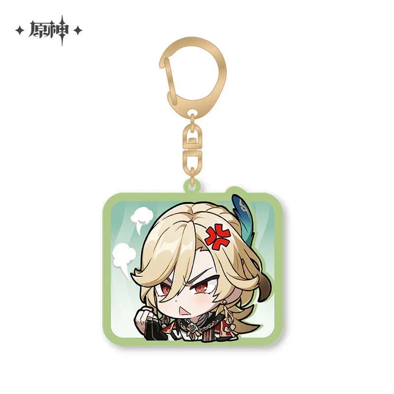 Genshin Impact Chibi Emojis Series Acrylic Keychain Sumeru
