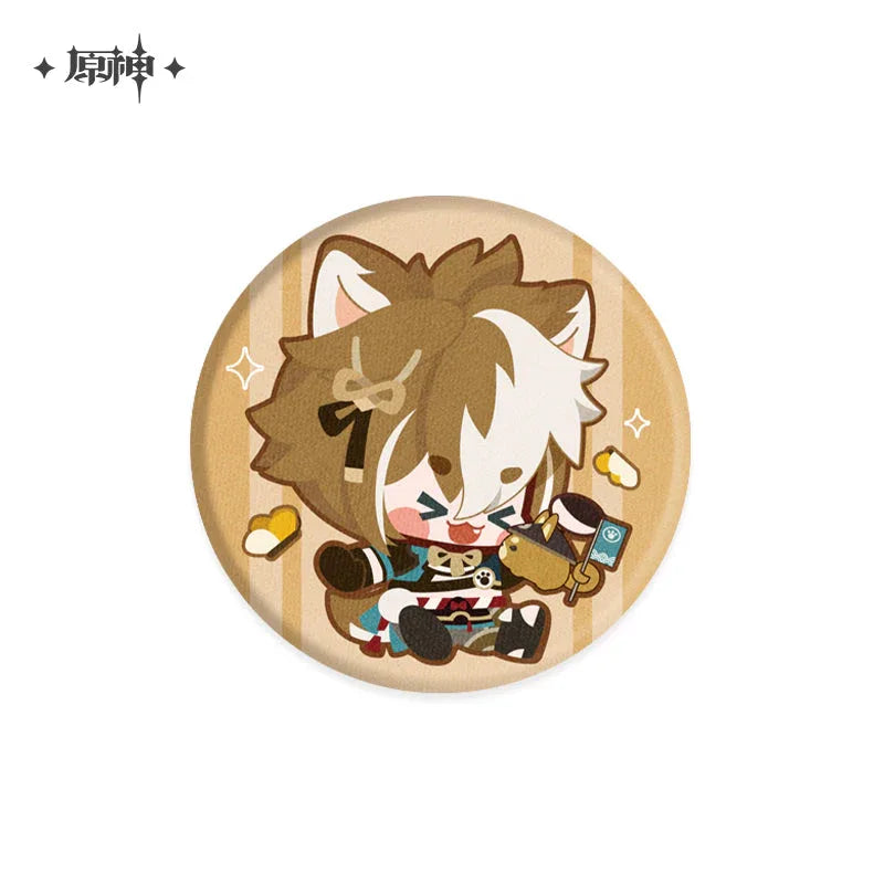 Genshin Impact Chibi Character Plush Badge