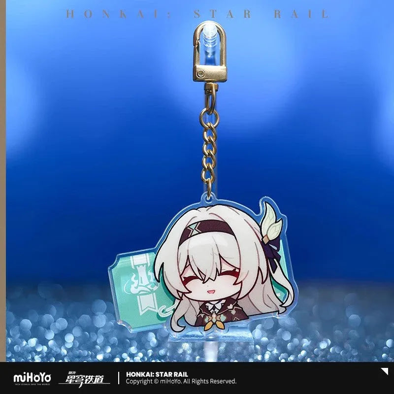 Honkai: Star Rail Pom-Pom Exhibition Series Acrylic Keychain
