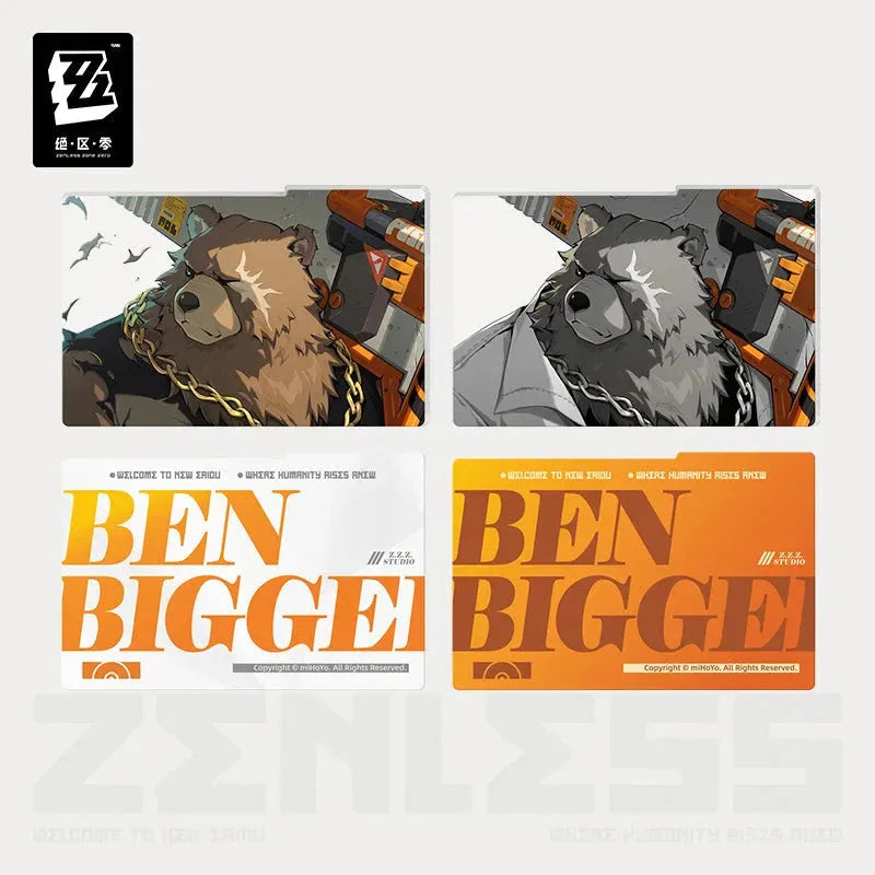 Zenless Zone Zero Mindscape Cinema Series Framed Acrylic Insert Set Belobog Heavy Industries