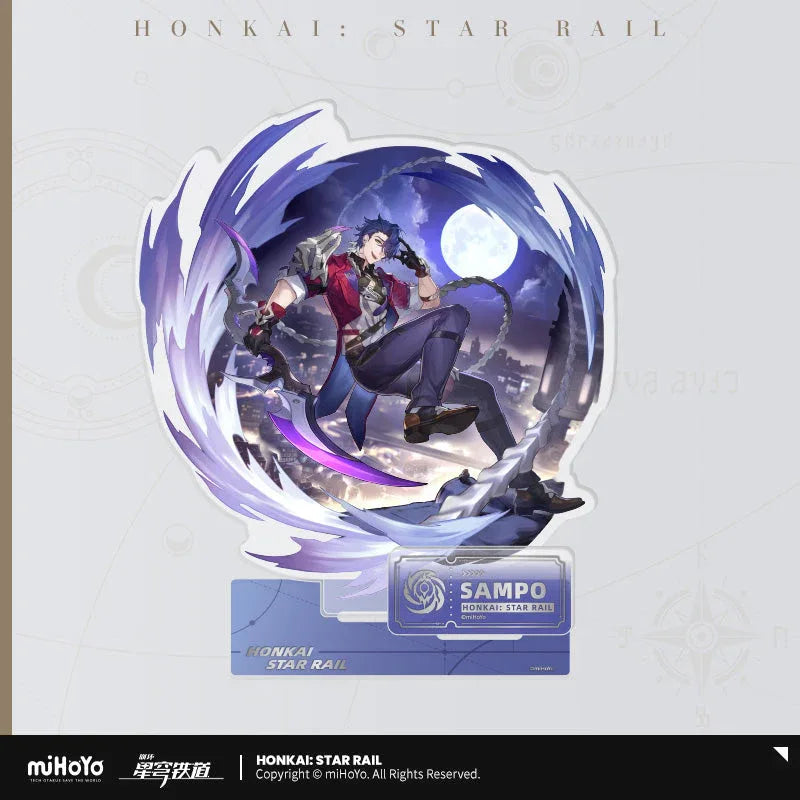 Honkai: Star Rail The Nihility Character Warp Artwork Acrylic Stand