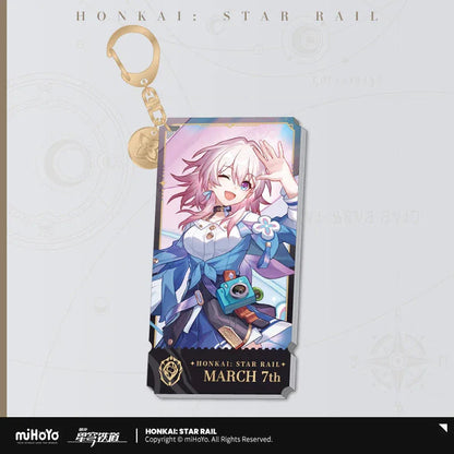 Honkai: Star Rail The Preservation Character Warp Artwork Acrylic Keychain