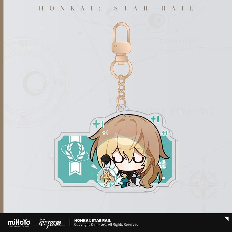 Pom-Pom Exhibition Series Acrylic Keychain