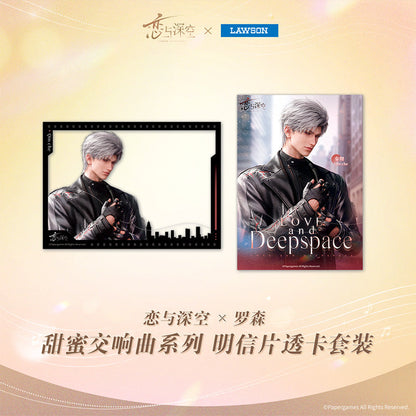 Sweet Symphony Series Transparent Card Postcard Set