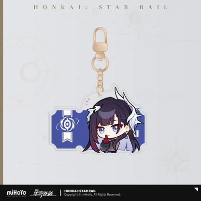 Honkai: Star Rail Pom-Pom Exhibition Series Acrylic Keychain