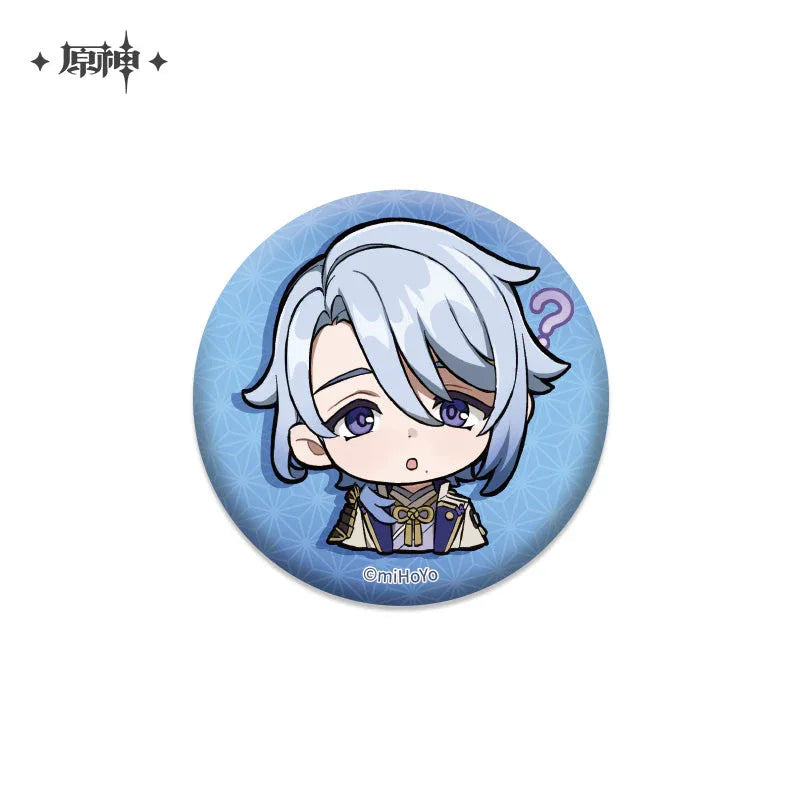 Genshin Impact Chibi Emojis Series Badge Vol.2