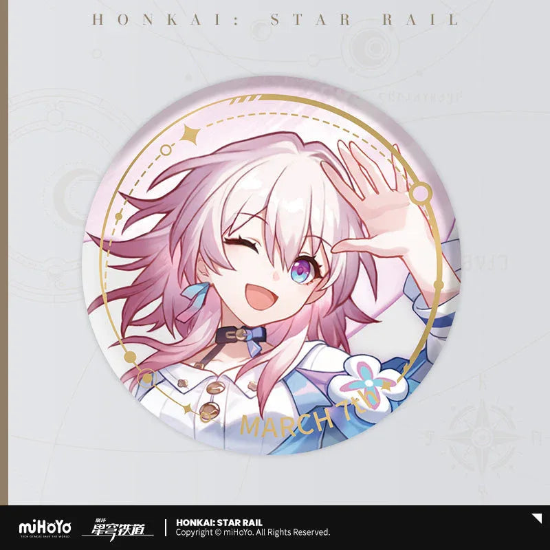 Honkai: Star Rail The Preservation Character Warp Artwork Tinplate Badge