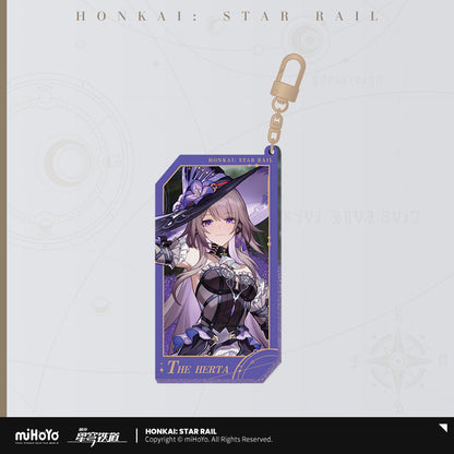 Invitation From The Stellar Series Quicksand Acrylic Keychain