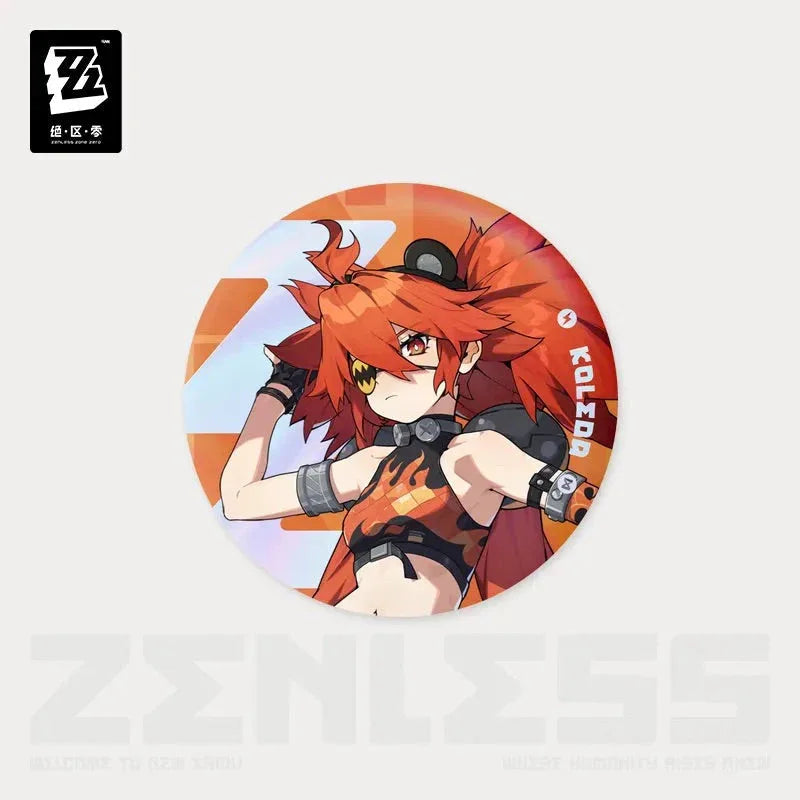 Zenless Zone Zero Time Signal Research Series Tinplate Badge