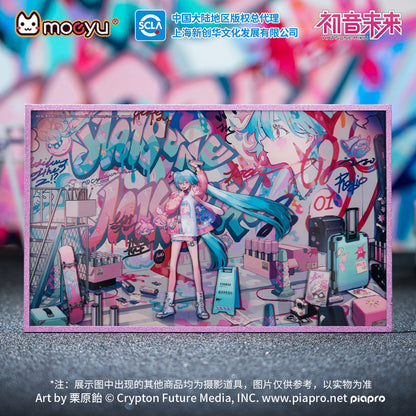 Hatsune Miku 831 Radio Invasion Series Acrylic Shikishi Cardboard