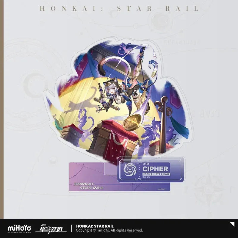 Honkai: Star Rail The Nihility Character Warp Artwork Acrylic Stand