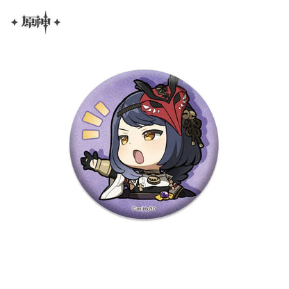 Genshin Impact Chibi Emojis Series Badge Vol.2