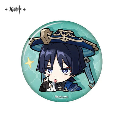 Genshin Impact Chibi Emojis Series Badge Sumeru