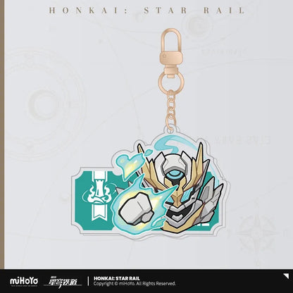 Pom-Pom Exhibition Series Acrylic Keychain