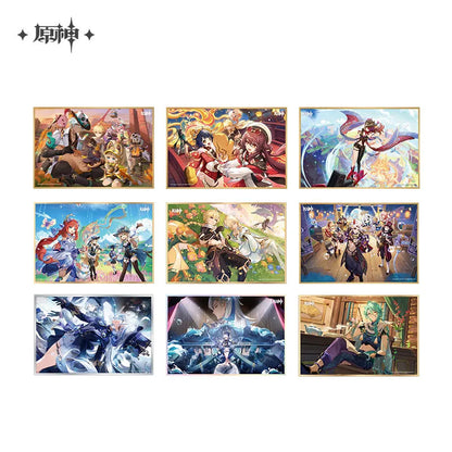 Genshin Impact Shikishi Card Board