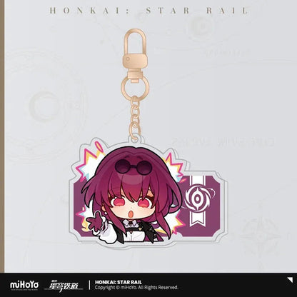 Honkai: Star Rail Pom-Pom Exhibition Series Acrylic Keychain