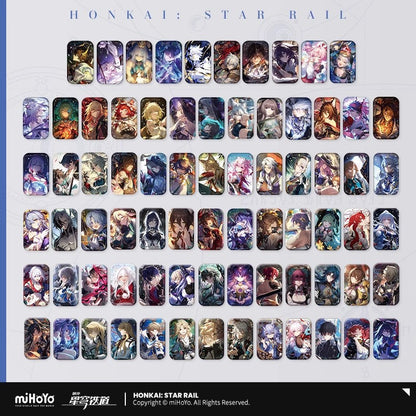 Light Cone Series Rectangular Tinplate Badge