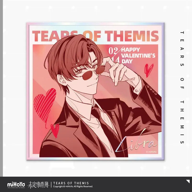 Tears of Themis Happy Valentine's Day Series Decorative Shikishi Cardboard