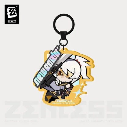 Zenless Zone Zero New Eridu Series Obol Squad Chibi Acrylic Keychain
