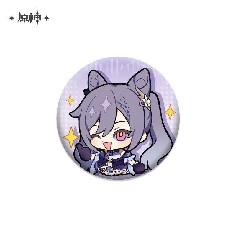 Genshin Impact Chibi Emojis Series Badge Vol.1